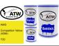 Preview: AMG, Competition Yellow (4266), Y20: 500ml Lackdose + 500ml Klarlack + 250ml Härter - Set, von ATW Autoteile West.